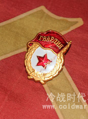 俄罗斯红场纪念品 苏联近卫军证章 迷你版襟领章 胜利日徽章胸花