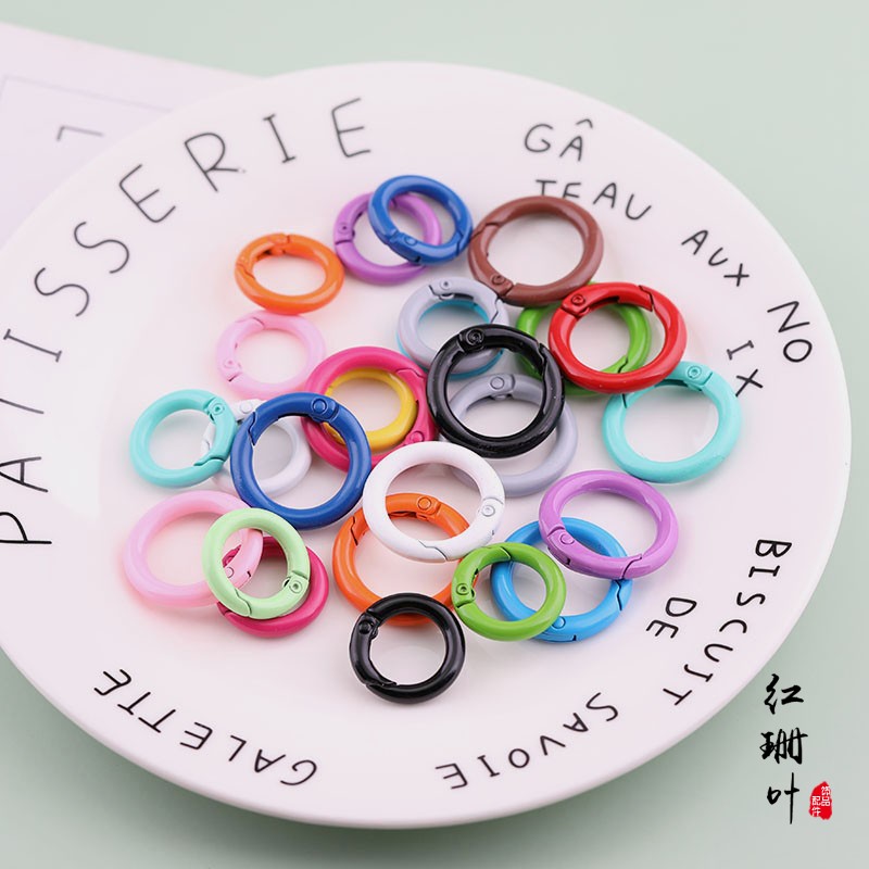 糖果色唐三匠铁吊饰挂件圆圈环