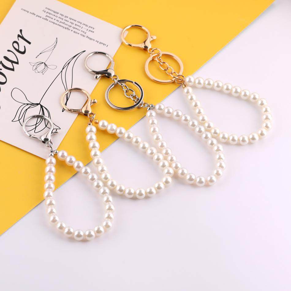 简约圆龙扣珍珠钥匙链 diy手工自制包包公仔装饰挂饰材料饰品配件,饰品/流行首饰/时尚饰品新,链条,淘宝优惠券,粉丝福利购,淘宝优惠卷