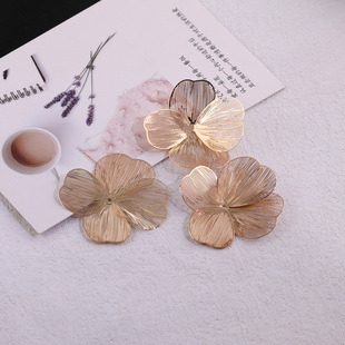 金属丝网花八字镂空花朵 diy手工自制耳饰新娘头饰饰品材料配件