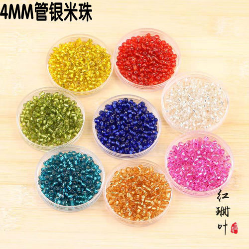 diy十字绣项链珠子米珠