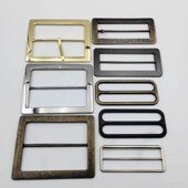 金属超大日字扣调节纽扣腰带配件沙发三档装 饰扣背带箱包大衣扣子