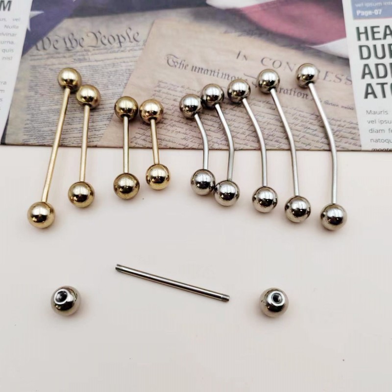 可拆卸一字螺旋金属螺纹可旋转袖扣西装衬衫大衣袖口装饰螺丝扣子