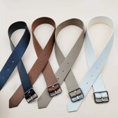 软皮脖子皮带羊羔绒皮搭扣大衣皮毛一体领口皮绑带金属调节扣配件