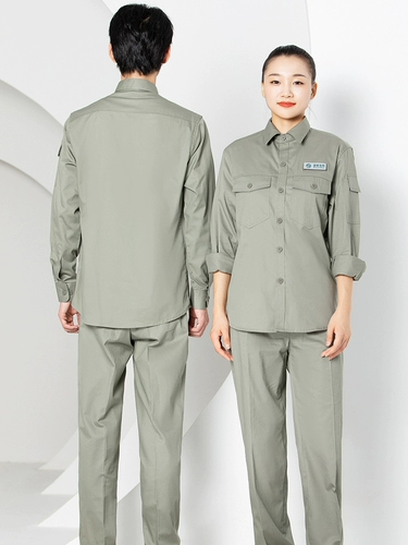 Летний хлопковый тонкий комплект для работы, рабочая одежда, короткий рукав, делается под заказ