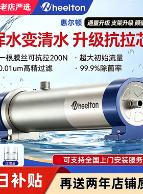 惠尔顿中央净水器家用全屋管道式超滤机厨房PVDF农村井水大流量U2