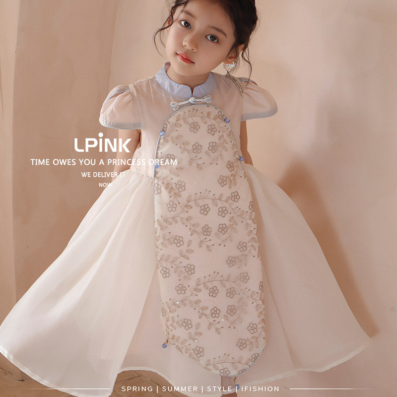 【Lpink童装】新款洋气宝宝重工刺绣中国风连衣裙 90238,童装/婴儿装/亲子装,连衣裙,淘宝优惠券,粉丝福利购,淘宝优惠卷
