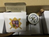 保真捷克指北针装 罗盘户外越野多功能指南针 甲坦车驾驶员腕表式