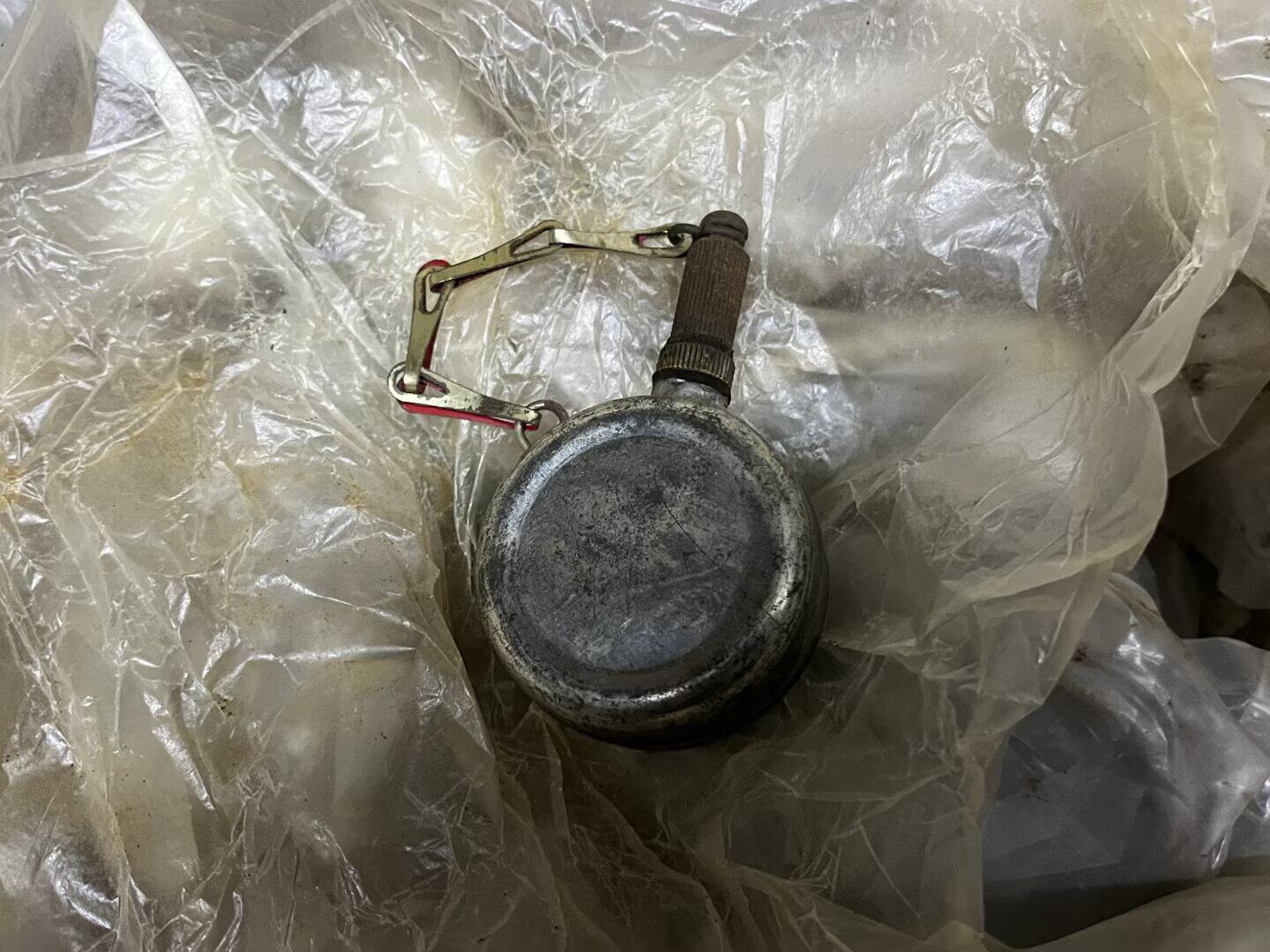 保真原品80-90年代89式60迫油壶野战保养擦拭油壶户外酒精燃料壶