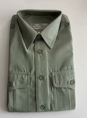 保真原品老货99款武衙衬衫老式8-柒常服短袖正品正装速干衬衫