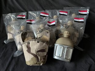 保真库存埃及野战水壶便携式美式单兵水壶阿拉伯沙漠作训户外水壶