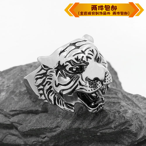 欧美风夜店钛钢戒指钛钢戒指指环