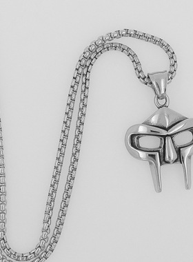 时尚钛钢项链 钛钢简约法老面具男女士吊坠 超人钢铁侠钛钢项链