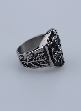 男款戒指钛钢时尚钛钢戒指指环