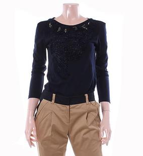 亏本超值特价◆韩国正品◆BLUE PEPE 精美百搭珠饰美上衣