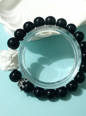 男款手链高级感黑色白色