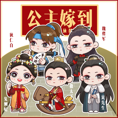 蘑菇明星大侦探周边钥匙扣何炅