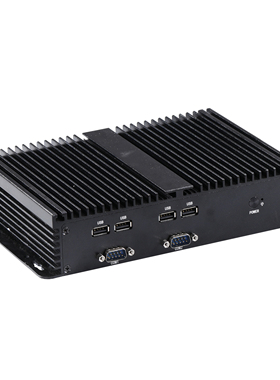 新品 研拓SPC670 4寸工控机HTPC电脑i3i5i7嵌入式工控机双网6串口