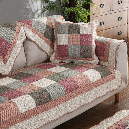 防滑皮布艺沙发垫四季通用布拼沙发巾实木坐垫罩全棉北欧风格纯棉