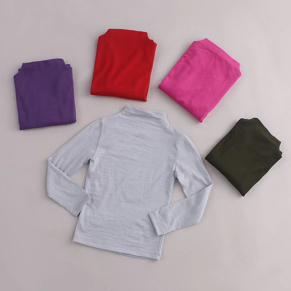 半高领休闲打底长袖保暖