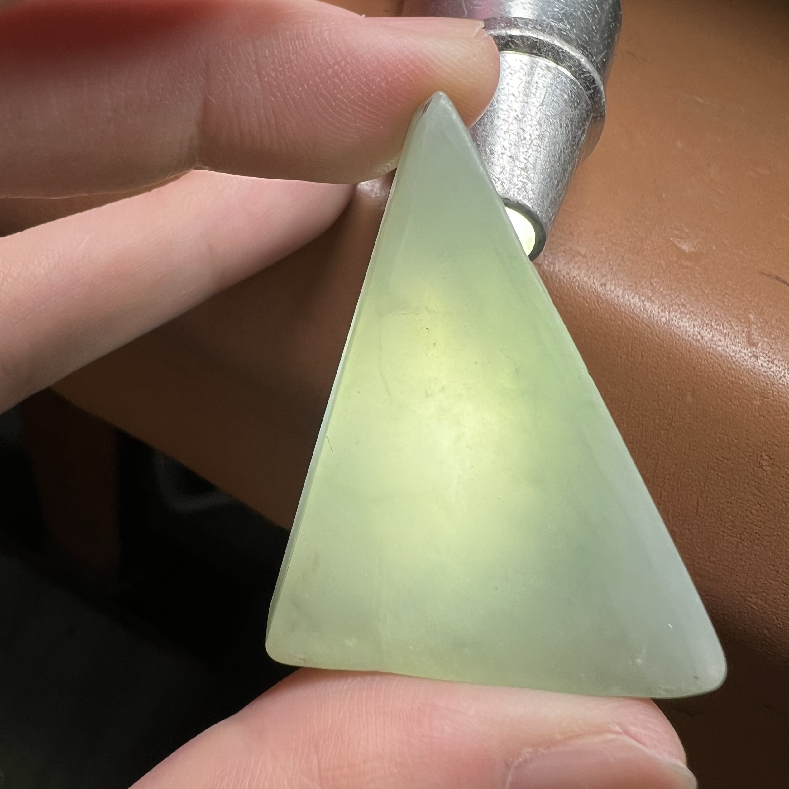 缅甸天然A货翡翠原石糯化糯冰吊坠耳饰