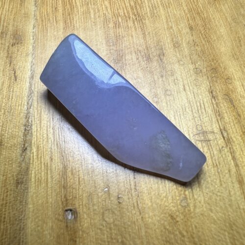 缅甸翡翠A货紫罗兰糯冰种吊坠料
