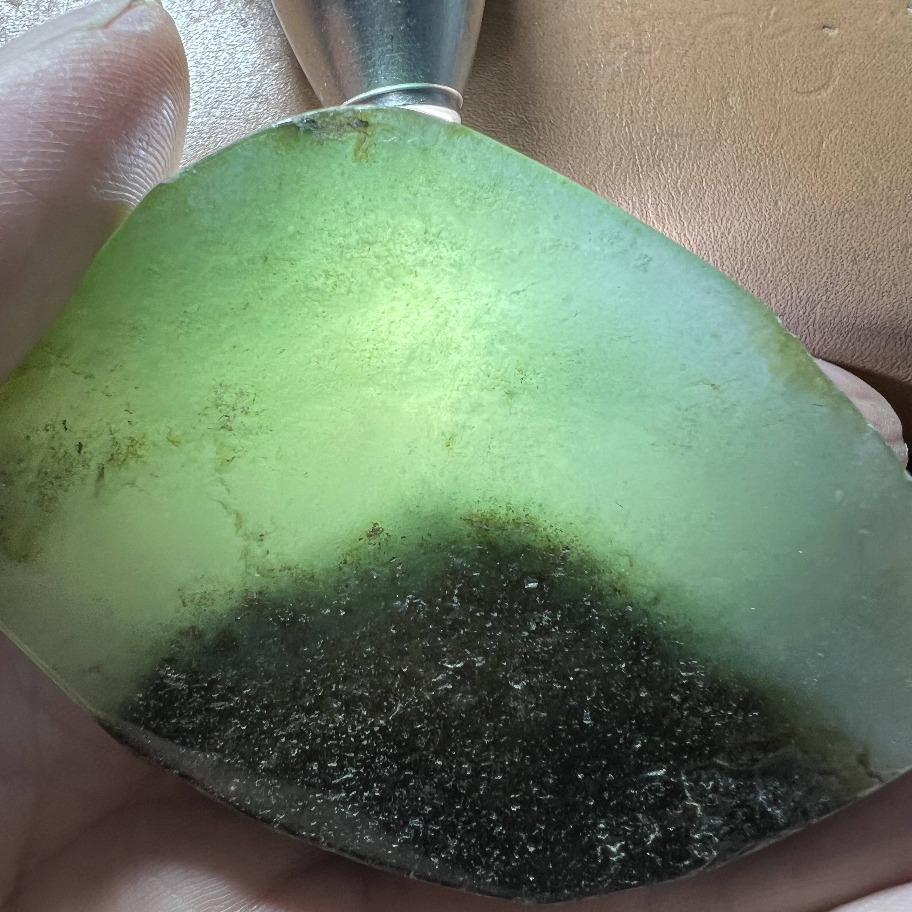 缅甸天然翡翠A货糯冰种手把件大吊坠招财貔貅人物玉料定制