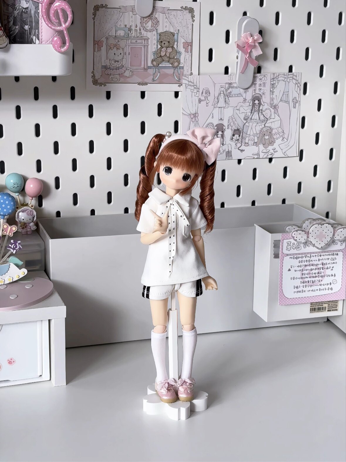 mamachapp Azone S M二代体娃衣Polo衫套装ob22/24小布光魇上衣新图片