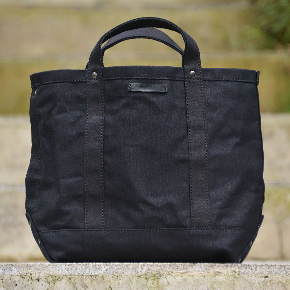 黑重磅帆布托特包uivy可定制