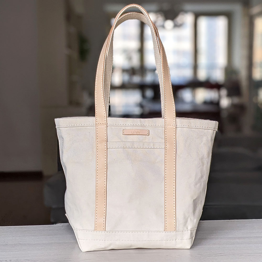 重磅帆布托特tote植鞣树膏uivy