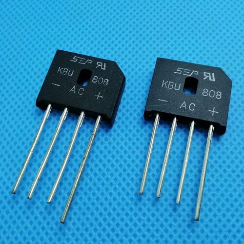 整流桥 扁桥堆 KBU808 直插 8A800V 全新原装 圆脚 优质