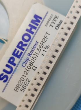 贴片电阻RR2012(0805)L56R2FT 56E2 56.2R 56.2Ω 1% (出售100片)