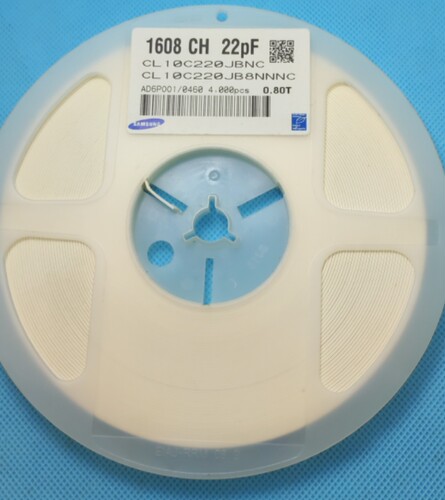 0603贴片三星电容1608 CH 22pF CL10C220JB8NNNC整盘4000PSC出售