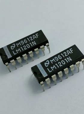 LM1201N   LM1201  全新原装美国NS  视频芯片 直插DIP-16