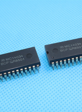 MC14034BCP  MC14034  全新原装进口MOT  直插DIP 优质