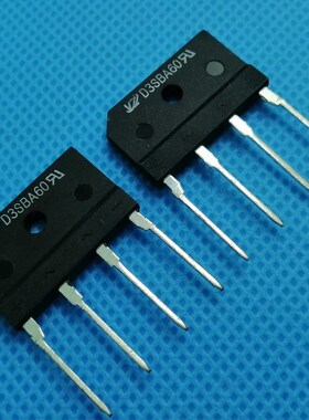 整流桥 桥堆 D3SBA60  3SBA60  直插 3A 600V 全新原装 ZIP-4