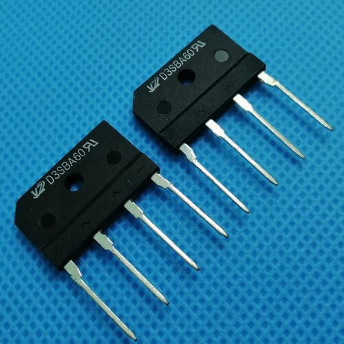 整流桥 桥堆 D3SBA60  3SBA60  直插 3A 600V 全新原装 ZIP-4