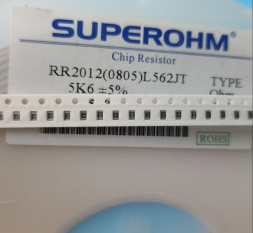 贴片电阻RR2012(0805)L562JT  5.6K 5k6Ω  精度5%（出售100片）