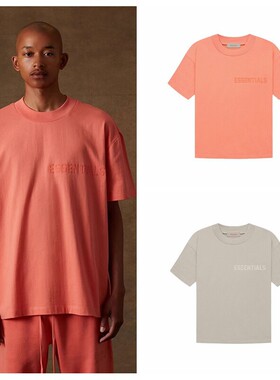 过验正版品鉴Essentials高街LOGO短袖T恤男Fog复线宽松22S半袖TEE