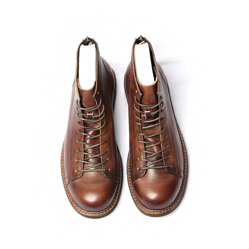 正品Vintage轻奢牛皮马丁靴