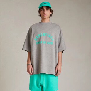 过验正版品鉴ESSENTIALS高街重磅24SS短袖T恤男女FOG复线宽松半袖