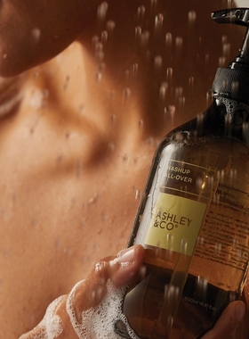 新西兰直邮ashley&co香氛植物沐浴露保湿留香男女高级依兰清洁