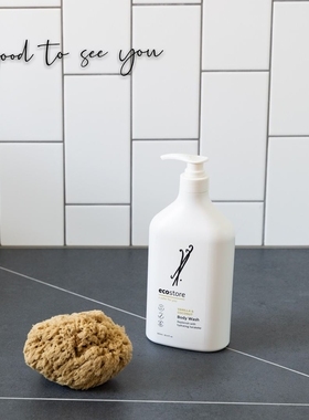 一瓶包新西兰直邮ecostore温和沐浴露900ml大瓶装柠檬草椰子香草