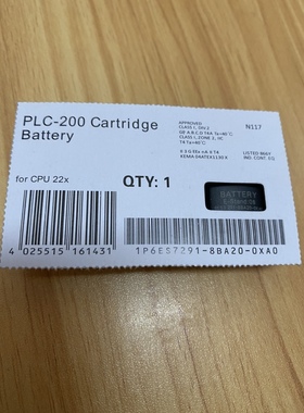 SISC291-8BA20用于西门子S7-200 PLC锂电池卡6ES7291-8BA20-0XA0