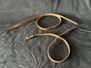 正品70年代62式望远镜皮盒分体外挂牛皮带头层皮通用镜盒斜挎背带