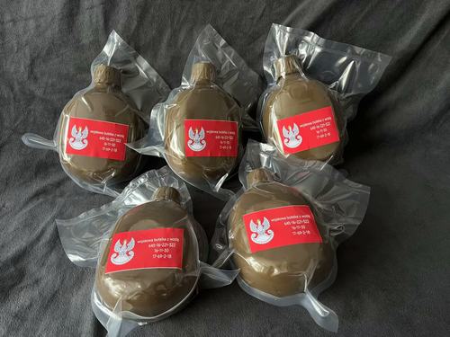 库存正品波兰野战水壶便携式北约单兵野炊金属水壶旅行户外铝水壶