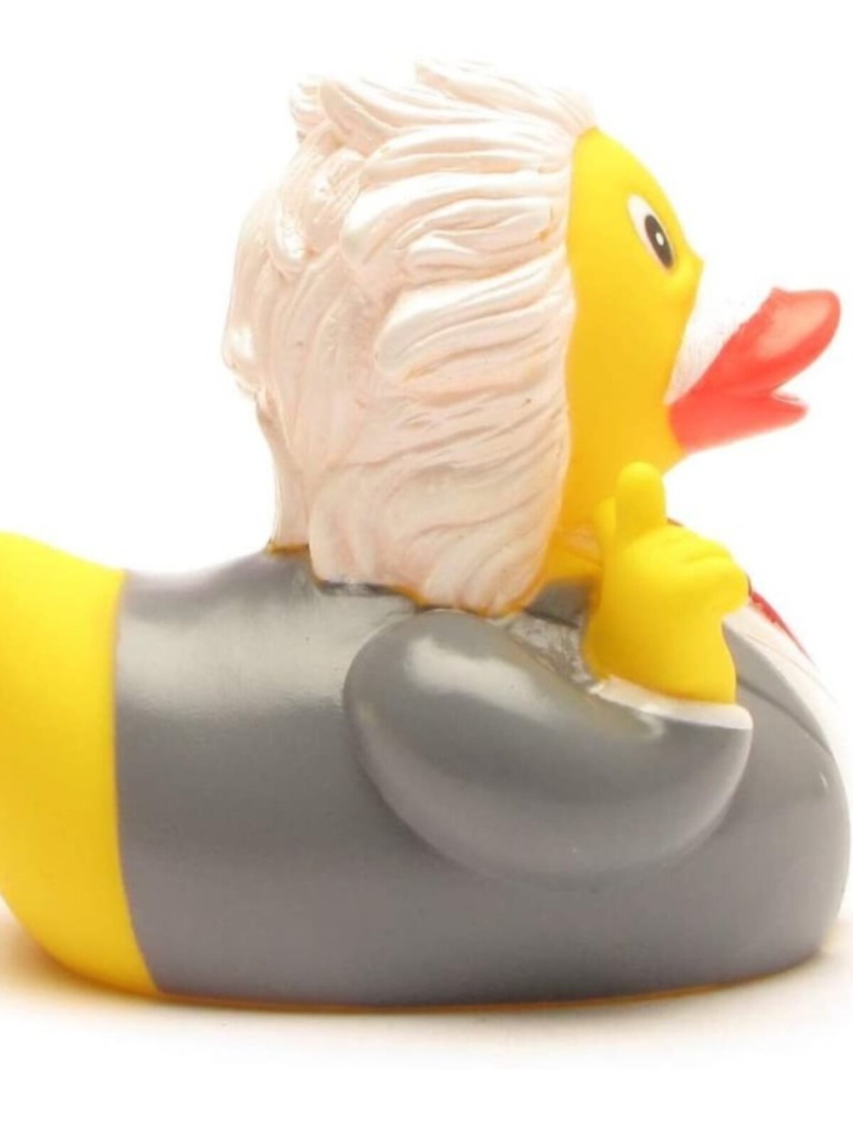 영국 관광 기념품 문화적이고 창의적인 선물 부티크 장식품 과학자 아인슈타인 모양의 작은 노란 오리