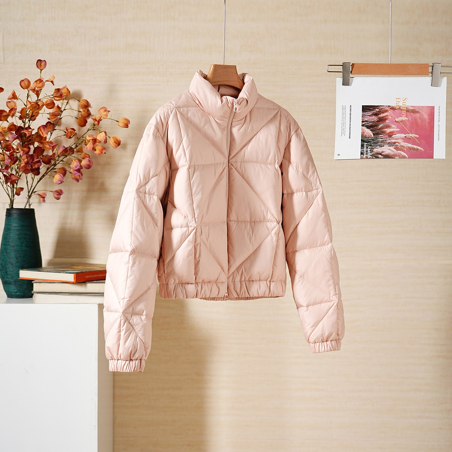 YongLeap柜品西柚粉鹅绒服外套