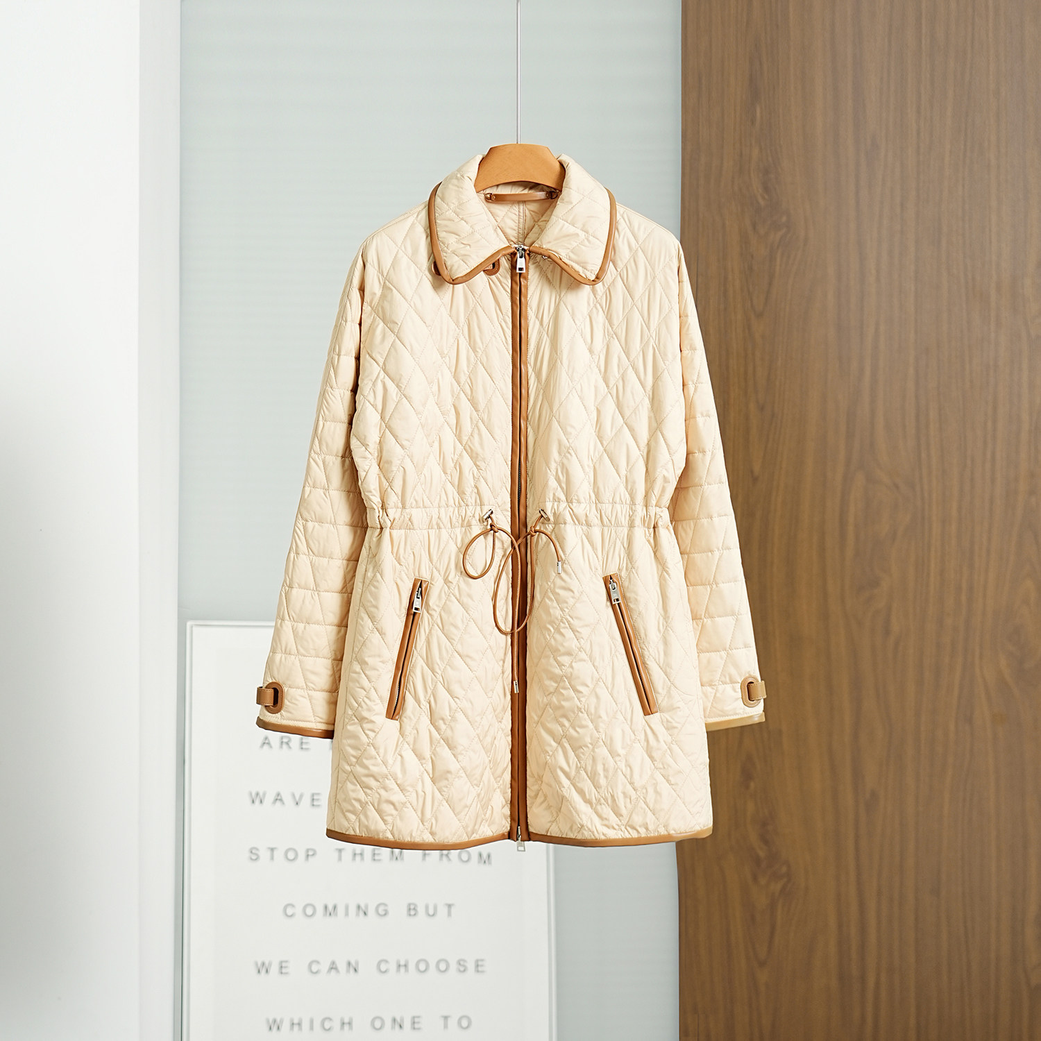 YongLeap柜品贵气感羊皮棉服外套