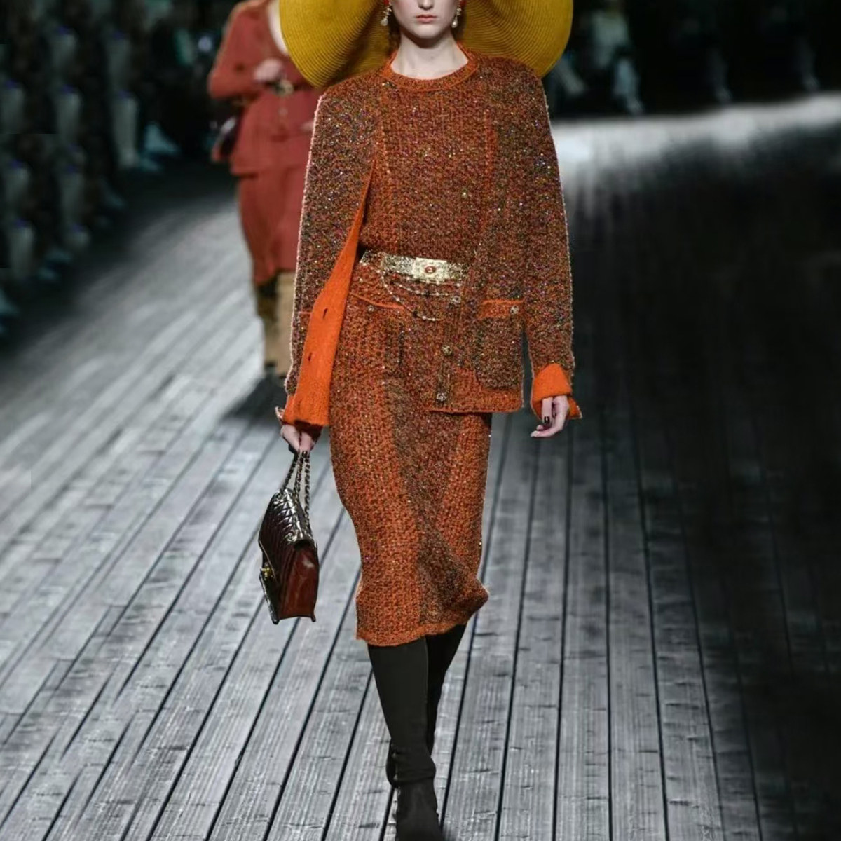 轻奢常规粗花呢纽扣短外套百搭